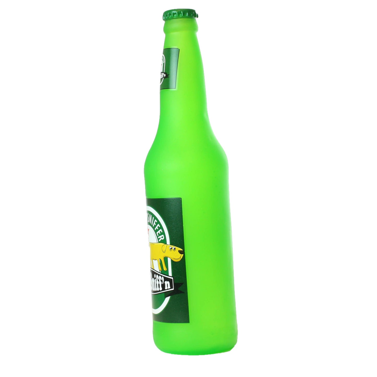 Silly Squeaker Beer Bottle Heinie Sniffn, Squeaky Dog Toy