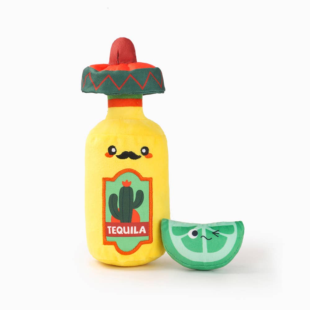 HugSmart Pet - Fiesta Chewsday | Tequila - Dog Plush Toy