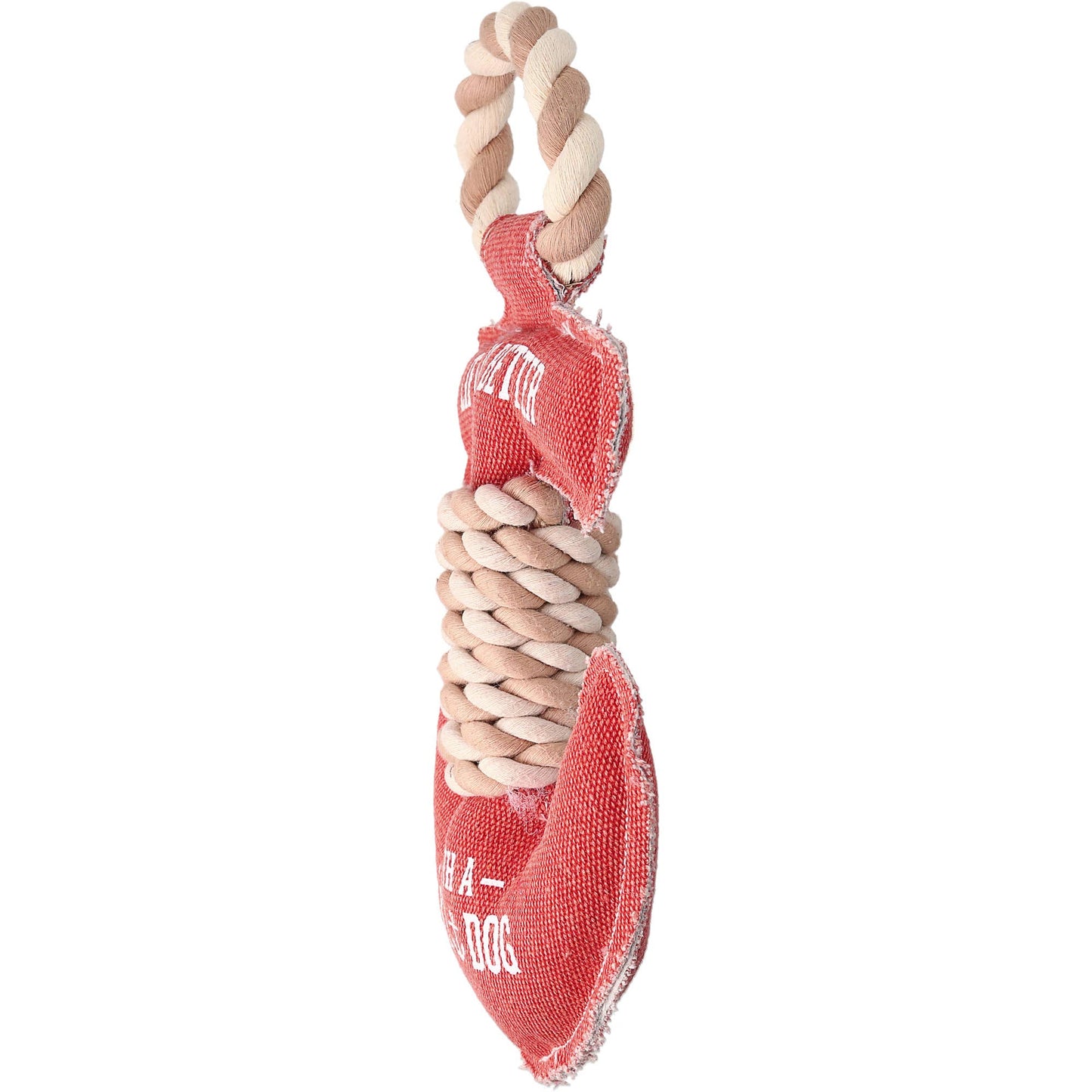 NEW!! Lake Dog - 12" Canvas Dog Toy on Rope
