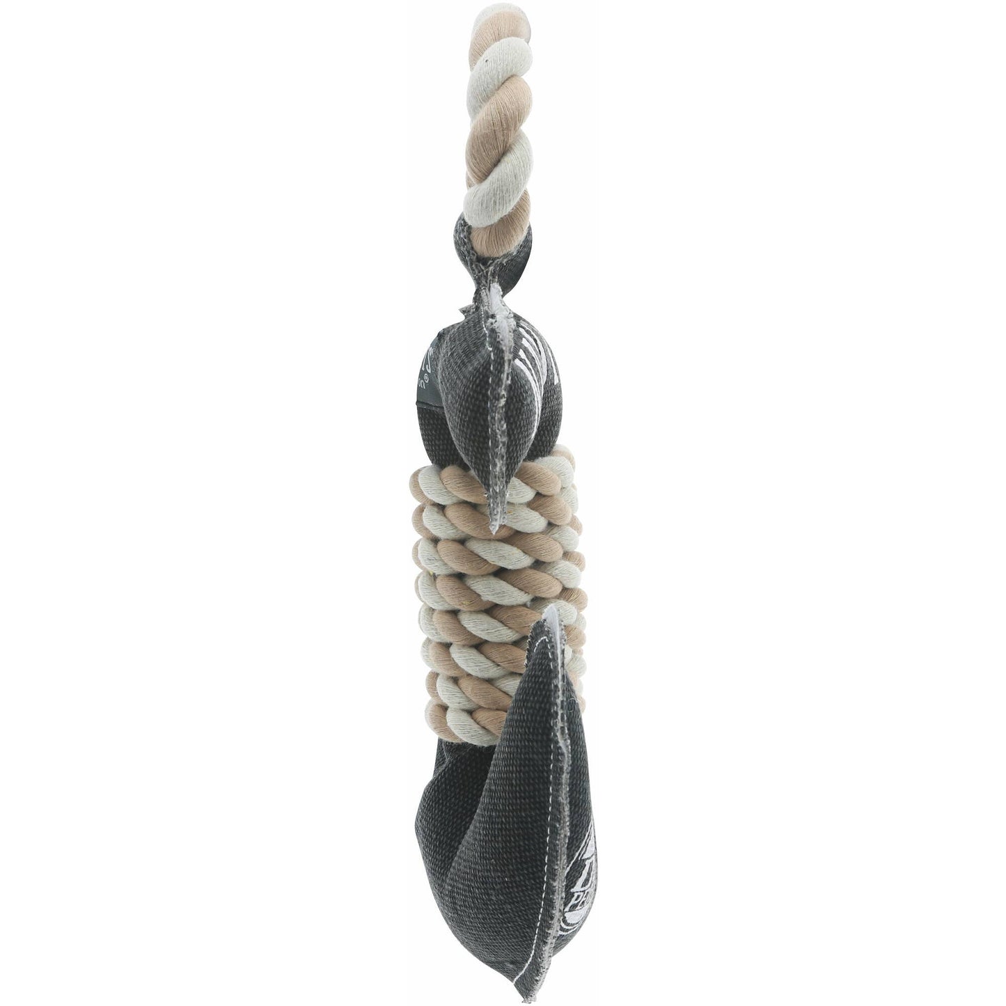 NEW!! Nauti Dog - 12" Canvas Dog Toy on Rope