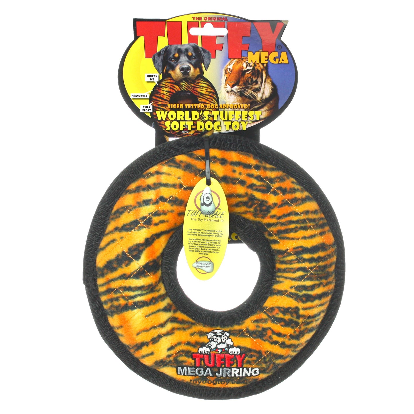 Tuffy Mega Jr Ring Tiger, Durable, Tough
