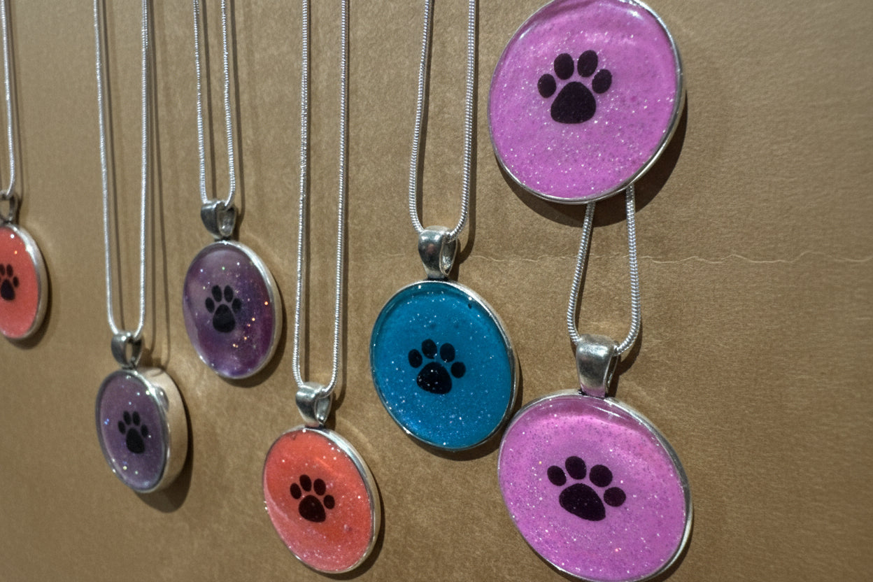 Paw necklace
