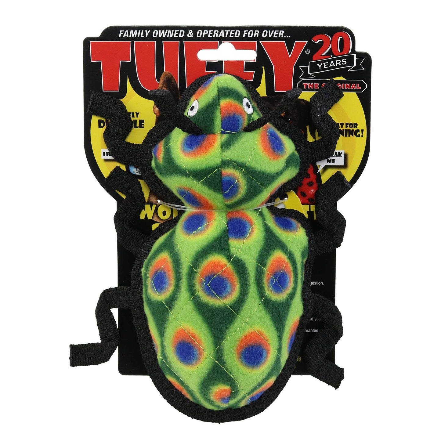 Tuffy Bug Beetle, Durable, Tough Dog Toy