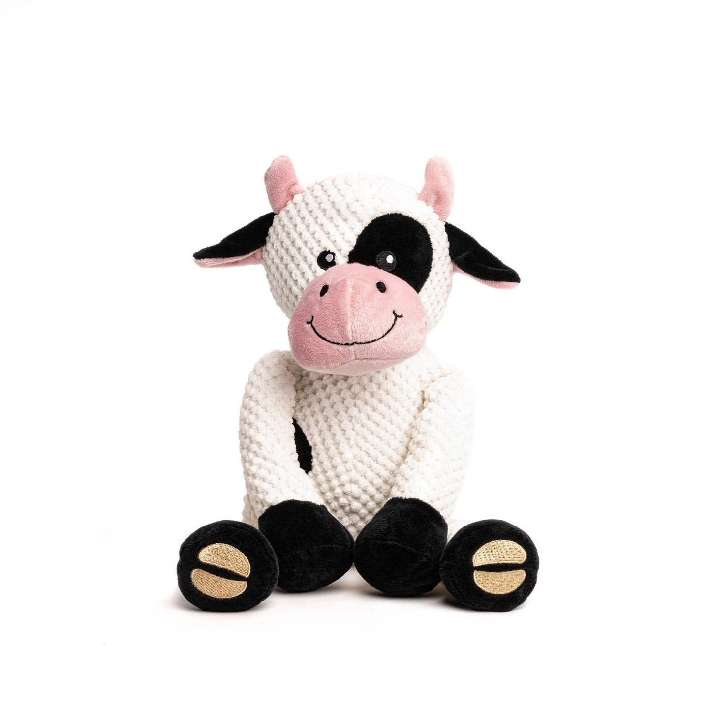 Floppy Cow Plush Dog Toy: Small 11"