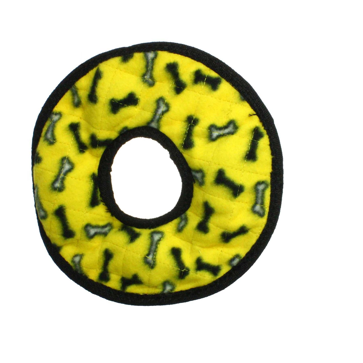 Tuffy No Stuff Ultimate Ring - Yellow, Squeaky Dog Toy