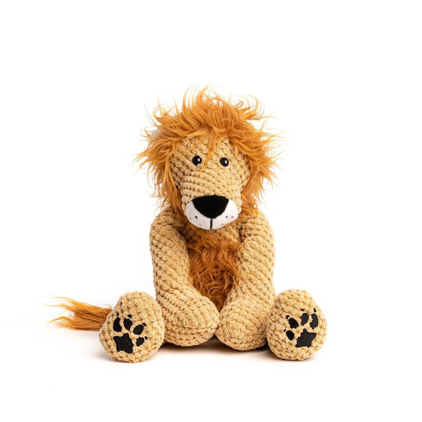 Floppy Lion Plush Dog Toy: SMALL 11"