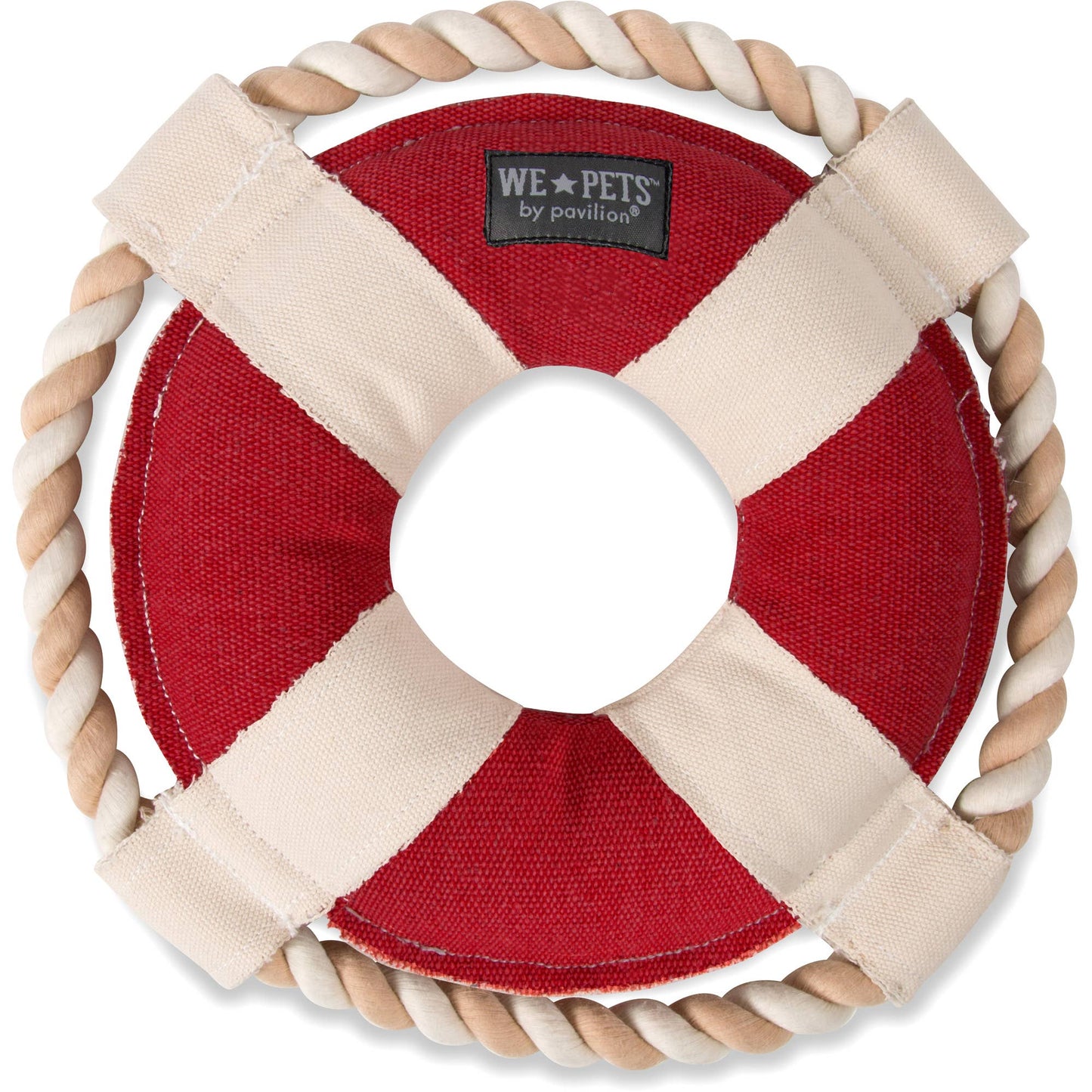 NEW!!! Best Rescue Ever - 10" Canvas Dog Toy on Rope