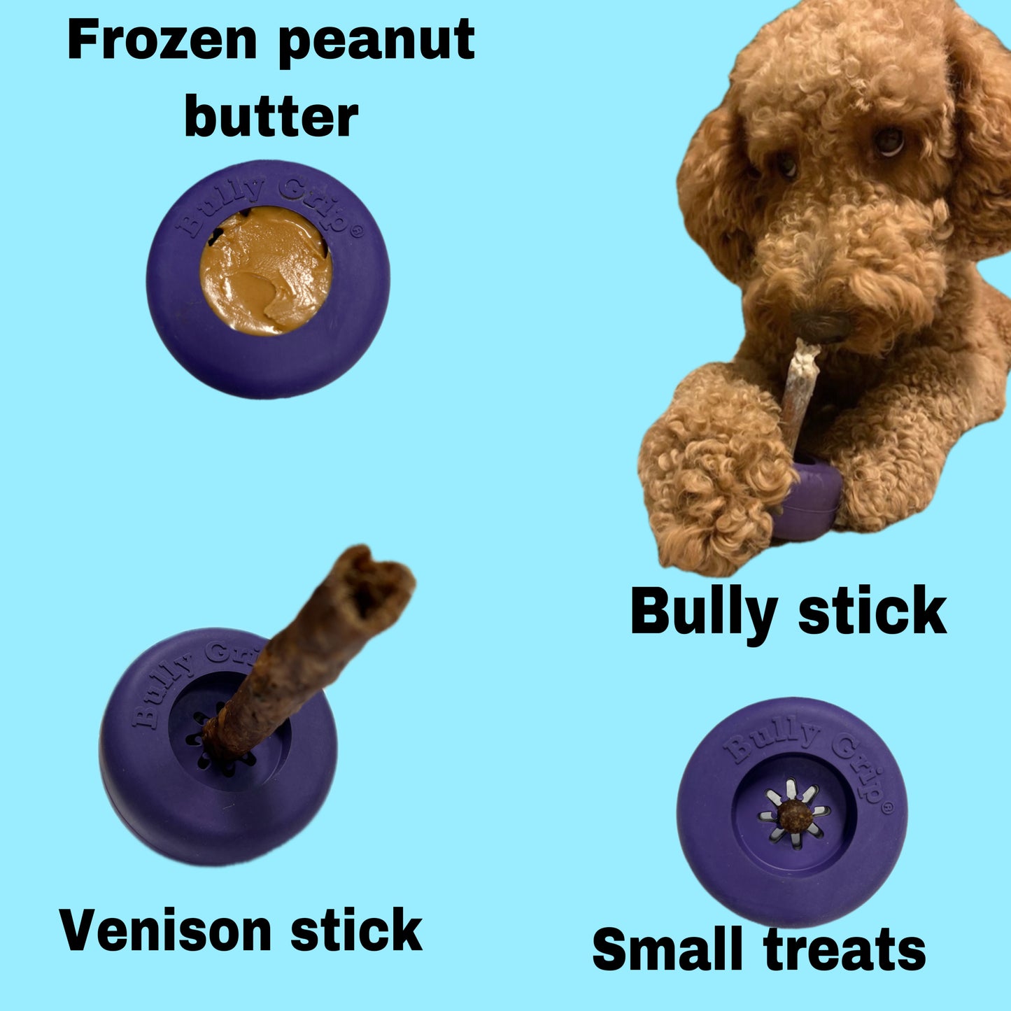 MEDIUM - Bully Stick Holder (pairs well with our 'Thick' Bully Sticks)