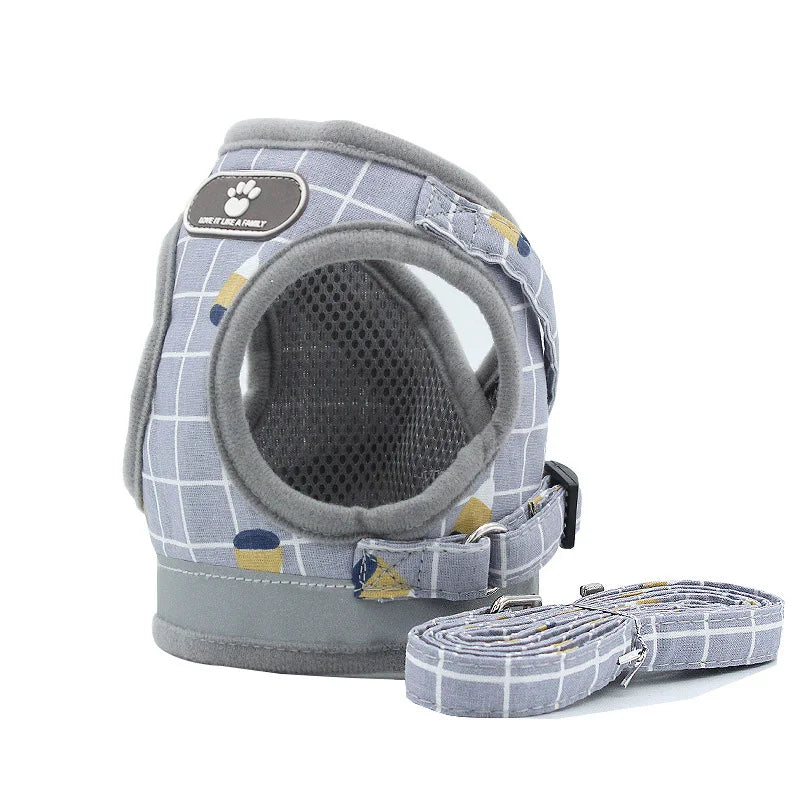 Checkered Pet harness