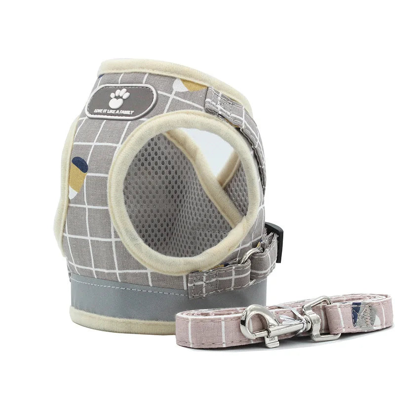 Checkered Pet harness