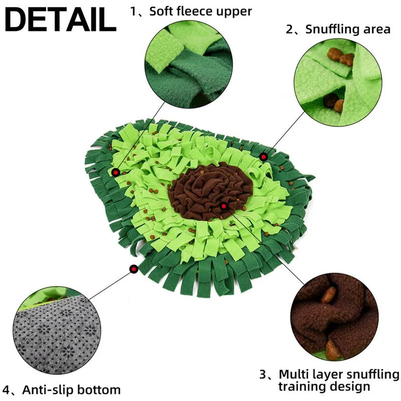 Avacado sniffing mat