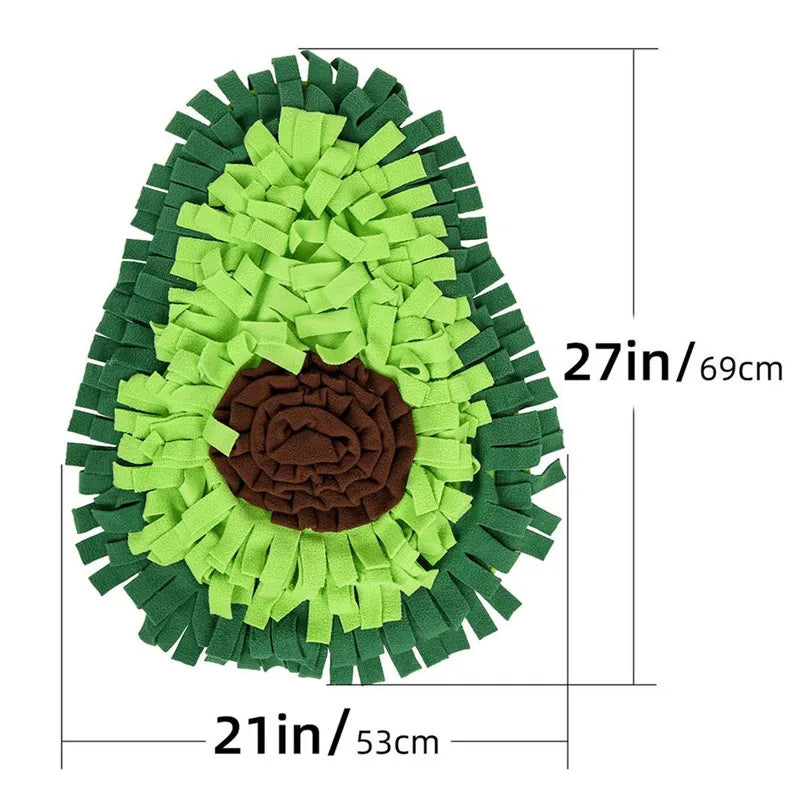 Avacado sniffing mat