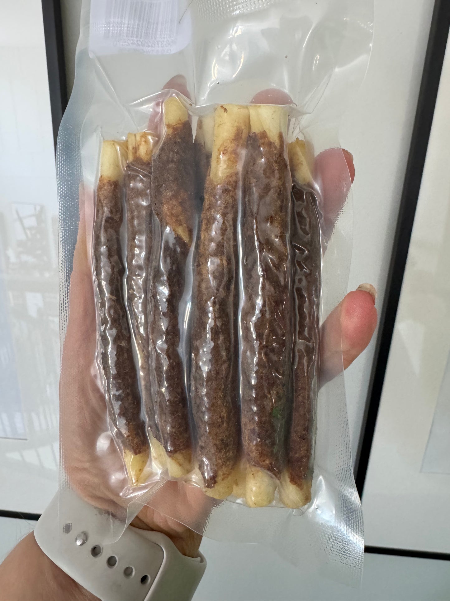 5″- Thin Beef Collagen & Minced Chicken Stick (1 Pack = 8 sticks)