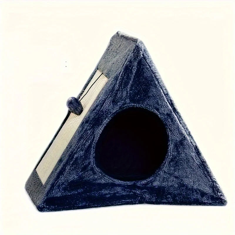 Cat hut and scratcher, suitable for cats under 15 pounds
