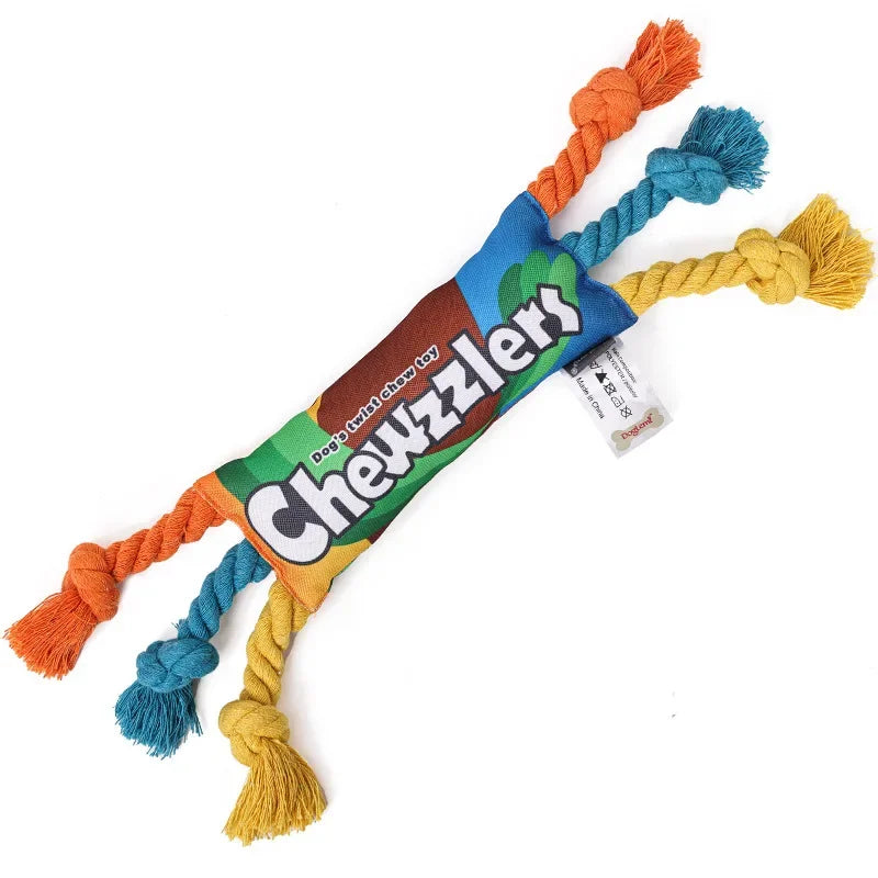 Colorful durable chew rope!