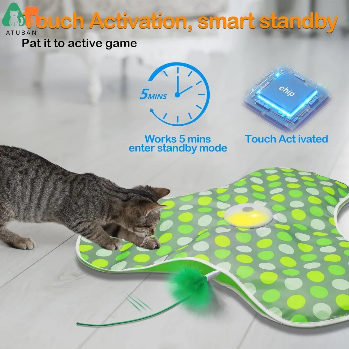 Interactive Cat Clover
