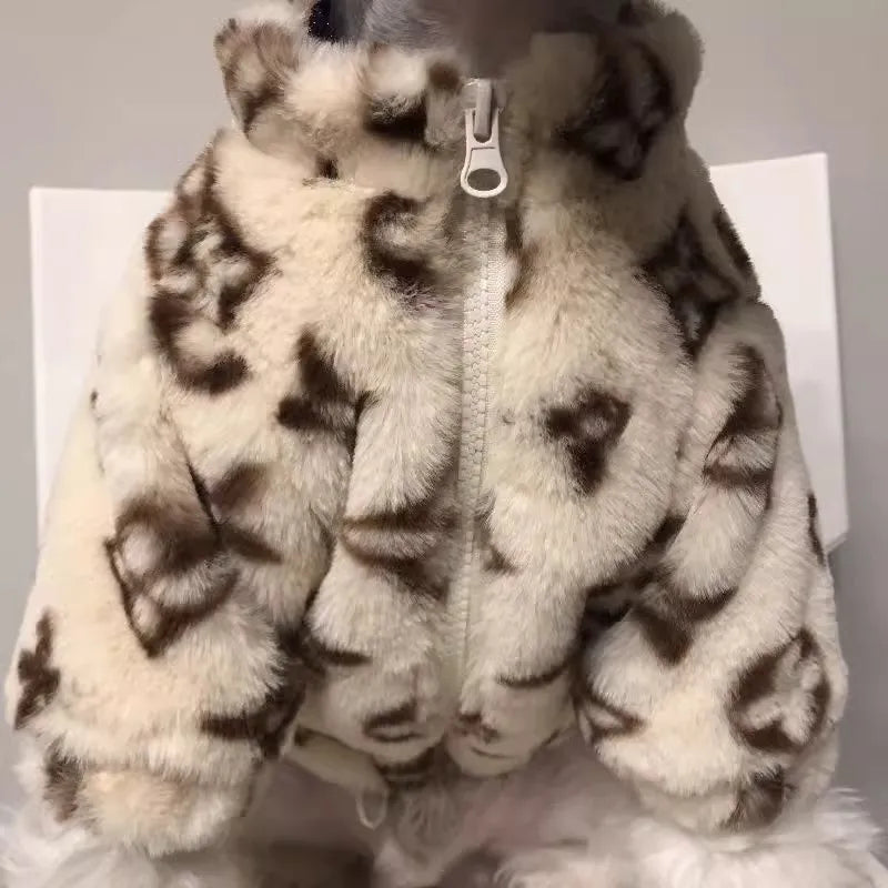 The Faux Louis Vuitton Dog Jacket – For the Pooch with Posh Taste