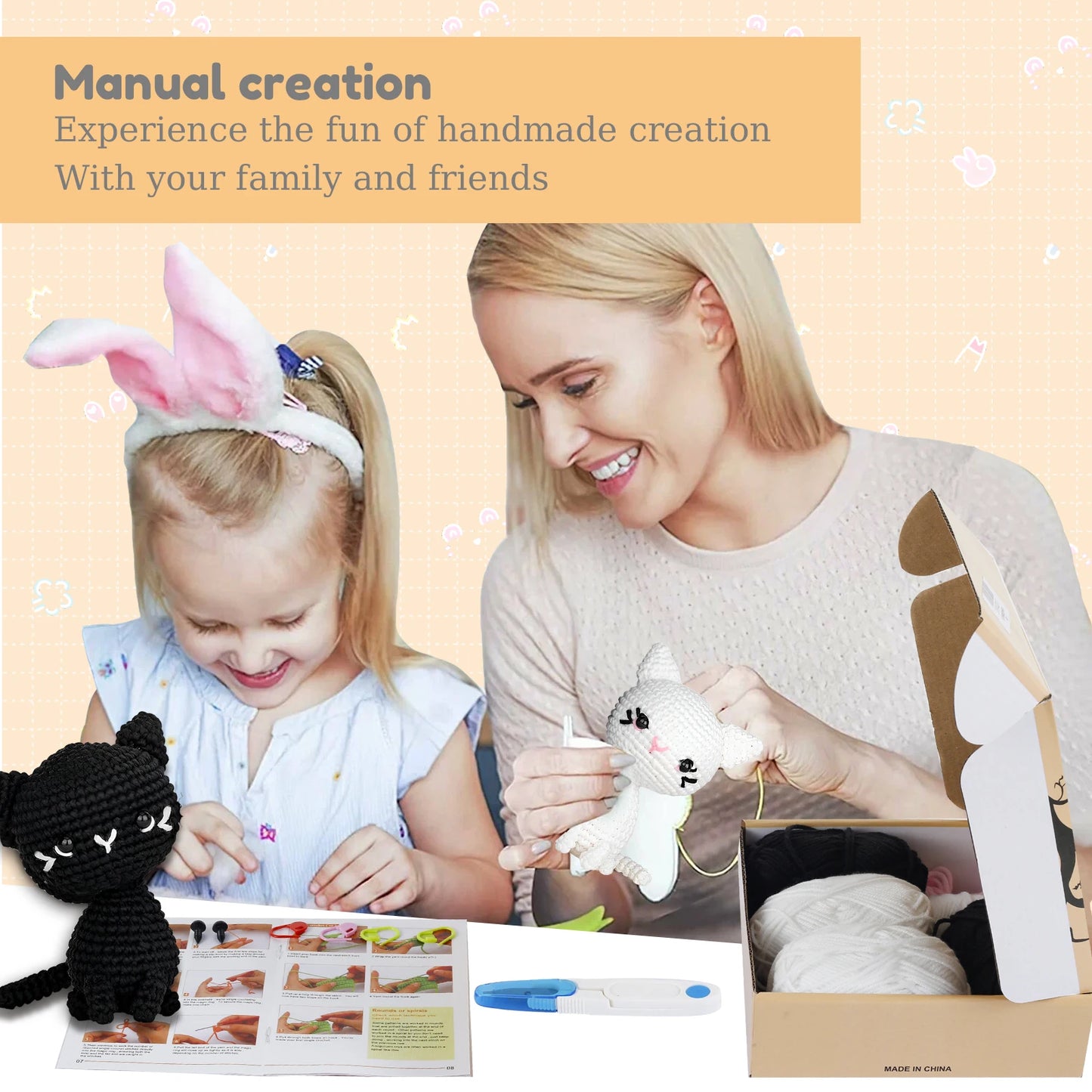 DIY Cat Crochet Kit