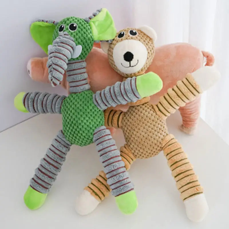 Durable Plush Squeaky Pet Toys