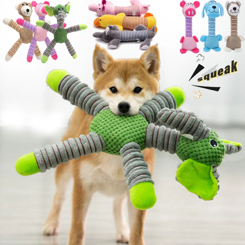 Durable Plush Squeaky Pet Toys