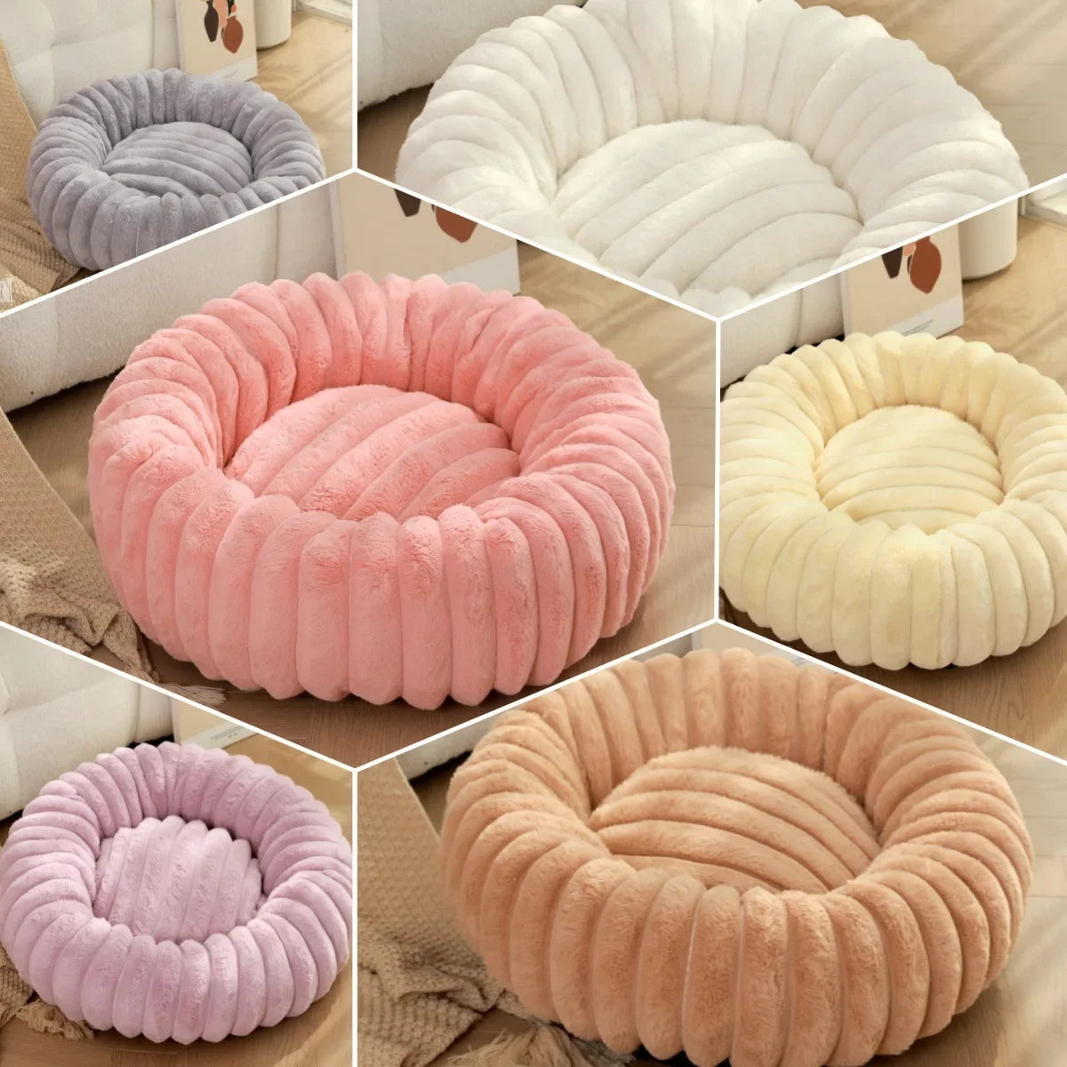 Plush bed Nests