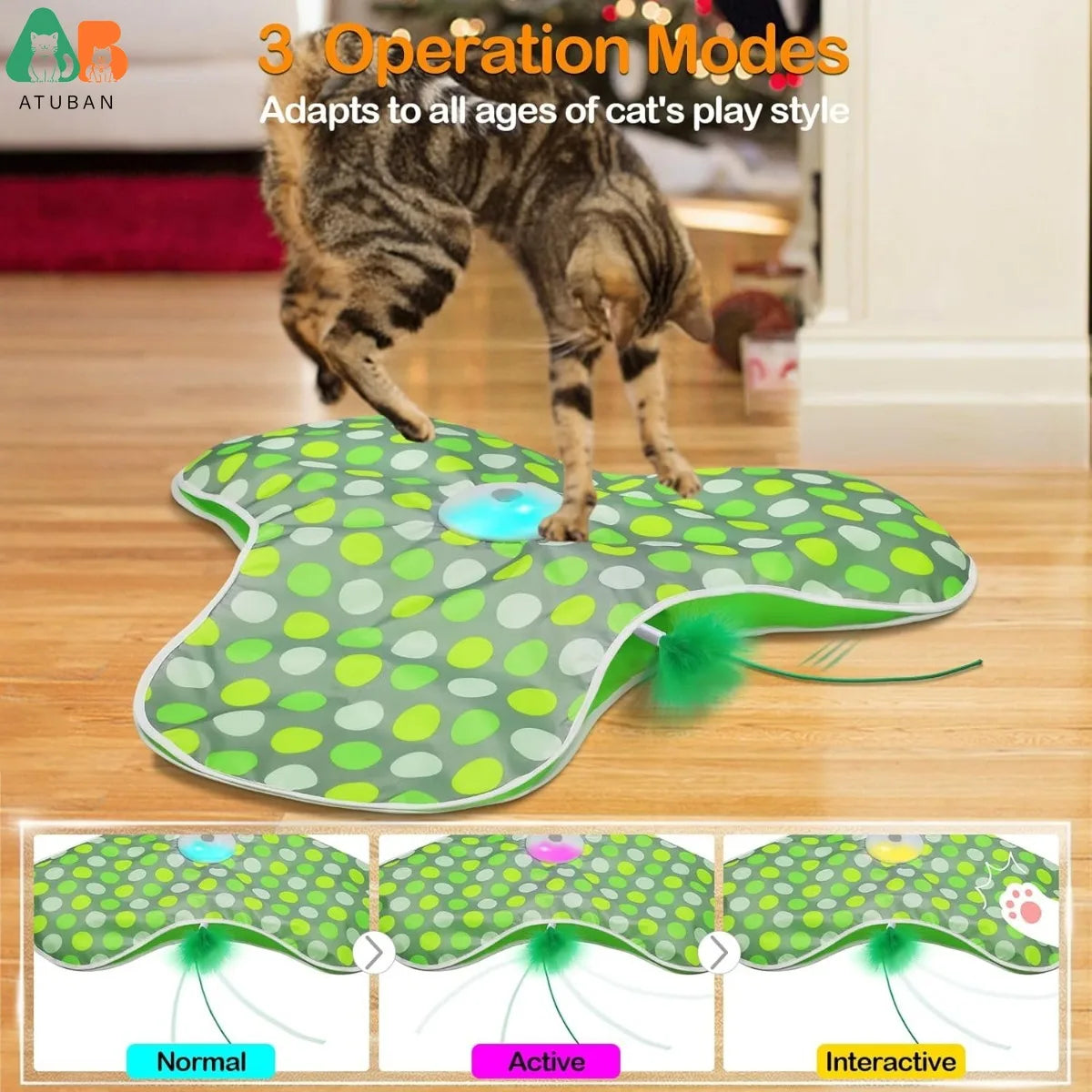 Interactive Cat Clover