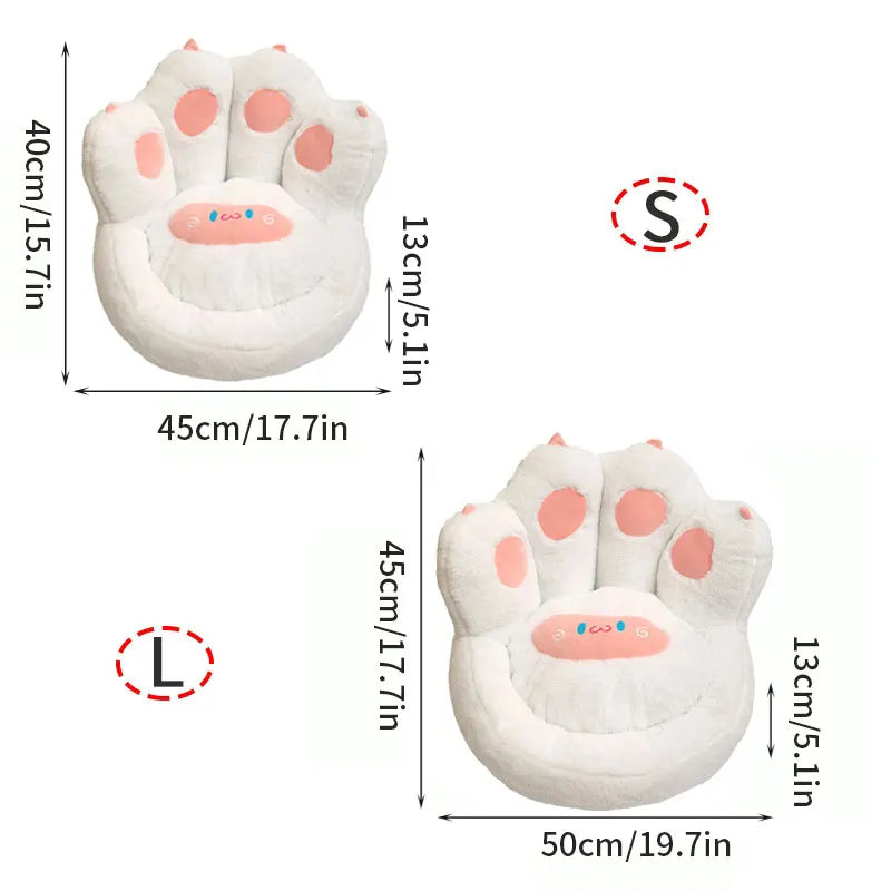 Paw cushion Office Chair Backrest Seat