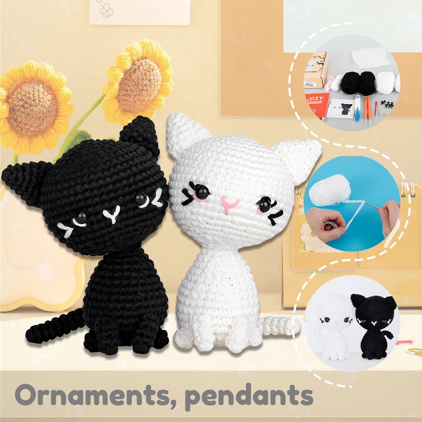 DIY Cat Crochet Kit