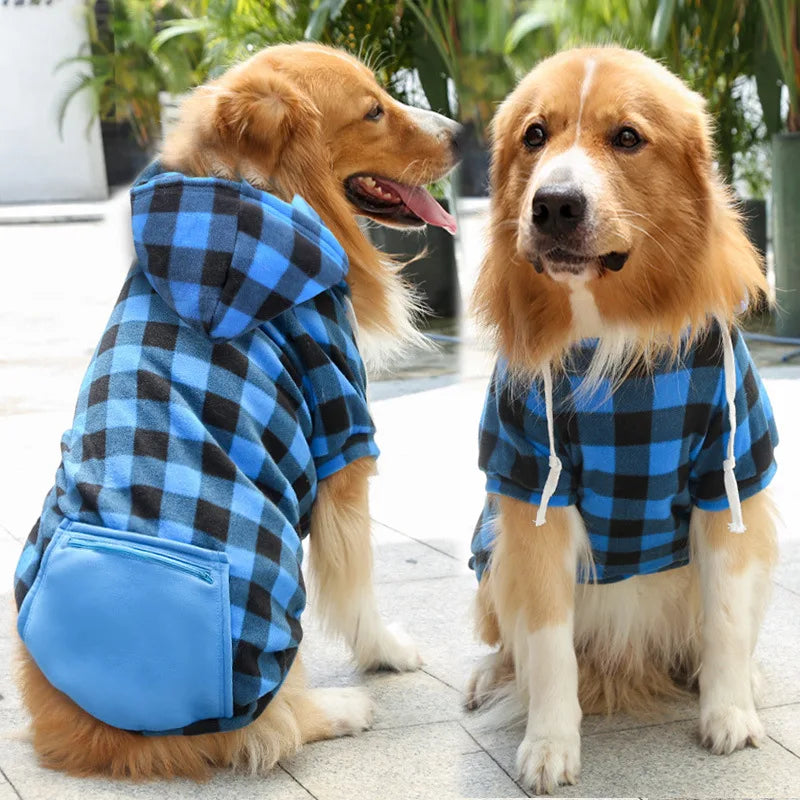 Plaid Reversible Hoodie XS to 5X