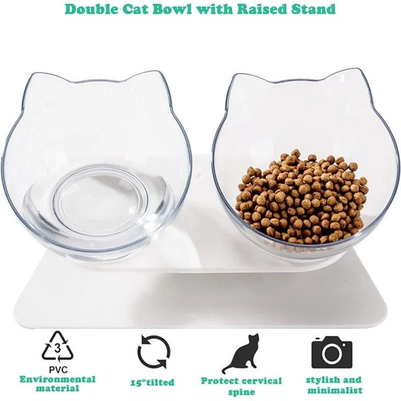 Tilted Cat bowls