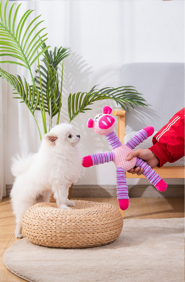 Durable Plush Squeaky Pet Toys