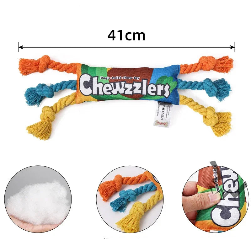 Colorful durable chew rope!