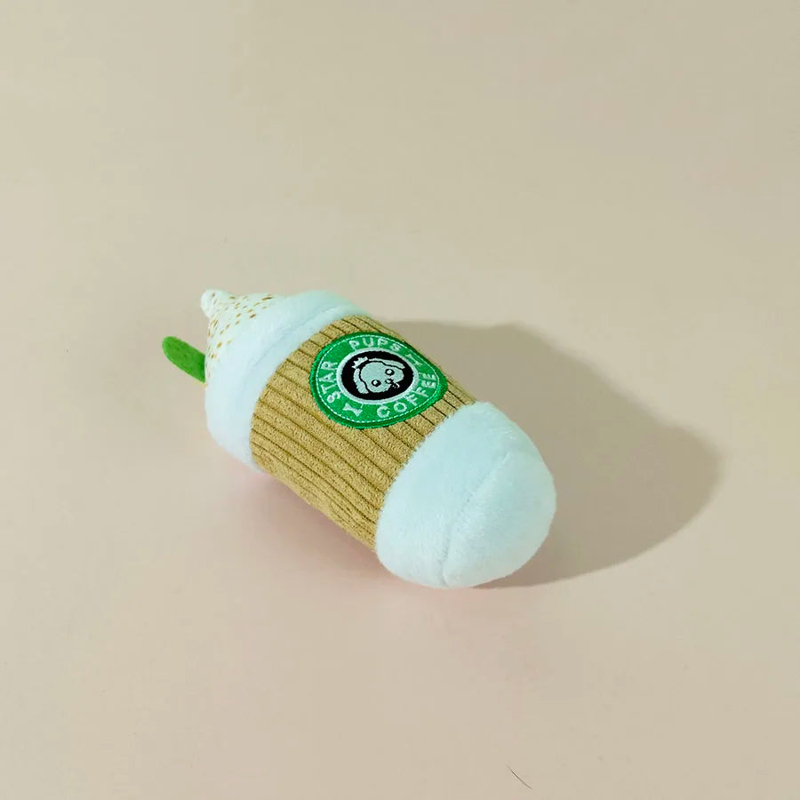 Starpups coffee cup squeak toy