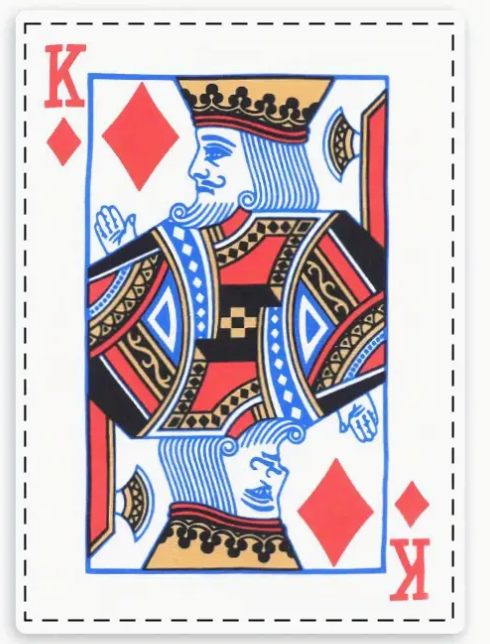 Crinkle Cards Toy Jack, Queen, King