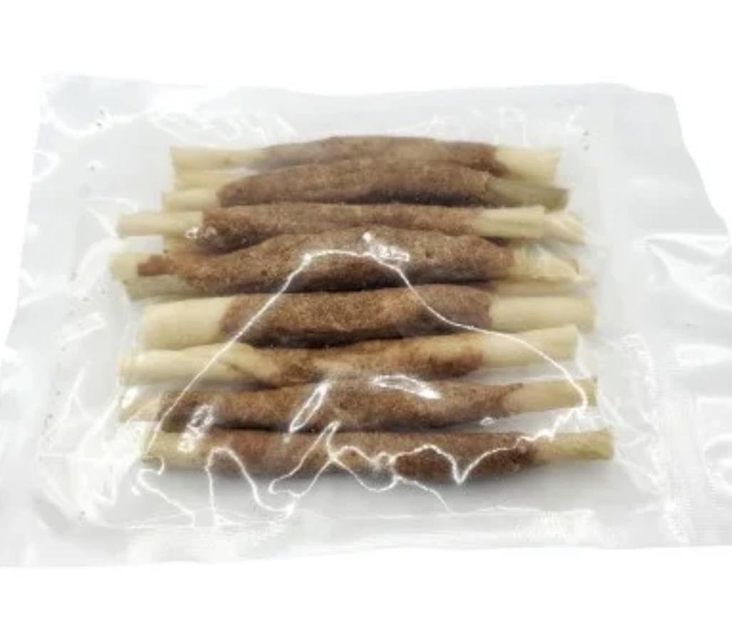 5″- Thin Beef Collagen & Minced Chicken Stick (1 Pack = 8 sticks)