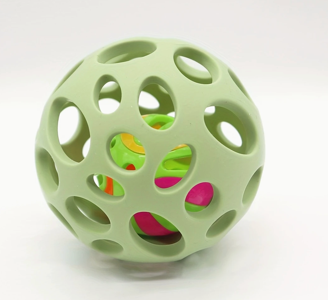 Silicone Pet Toy with Bells