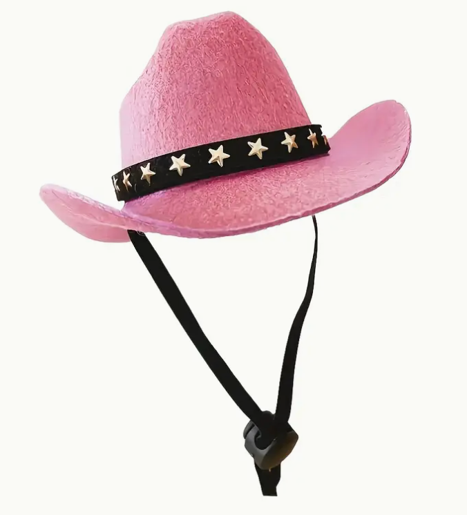CowGirl Hat with bandana collar-Small