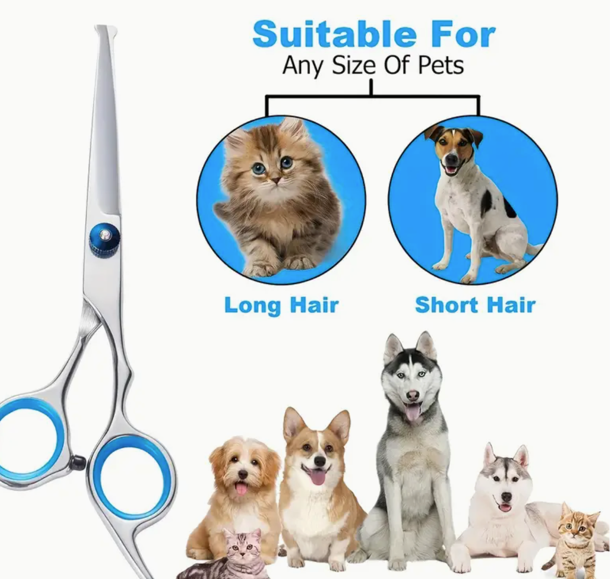 6pcs Grooming Scissors Set