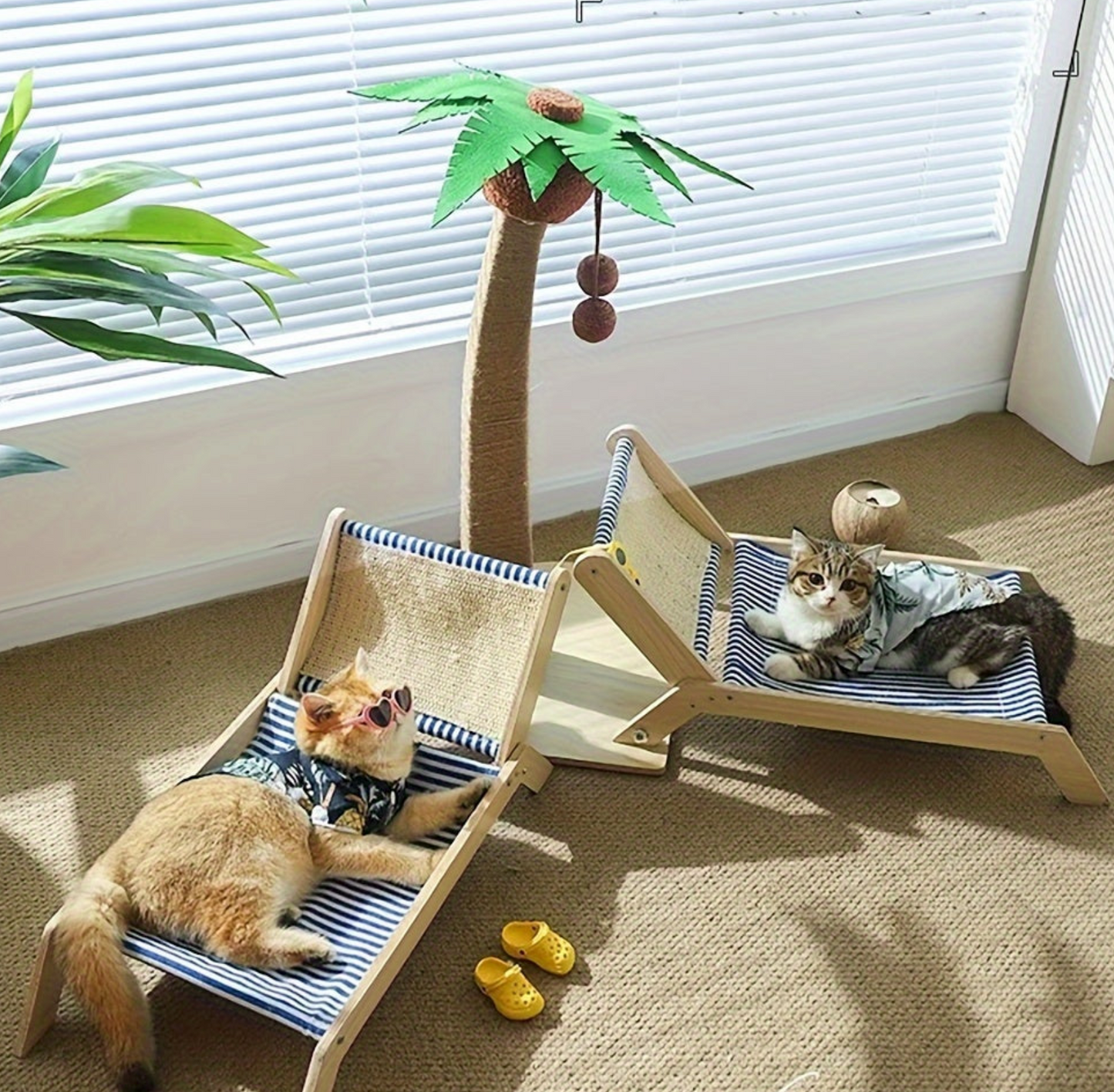Purrfect Patio Beach Pet Chair