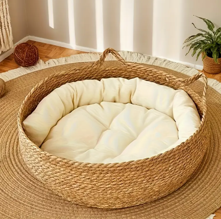 Rattan Cat Bed