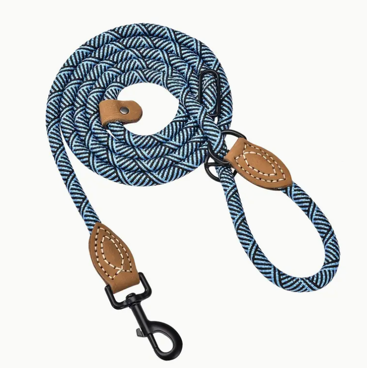 Rope Leash- Teal