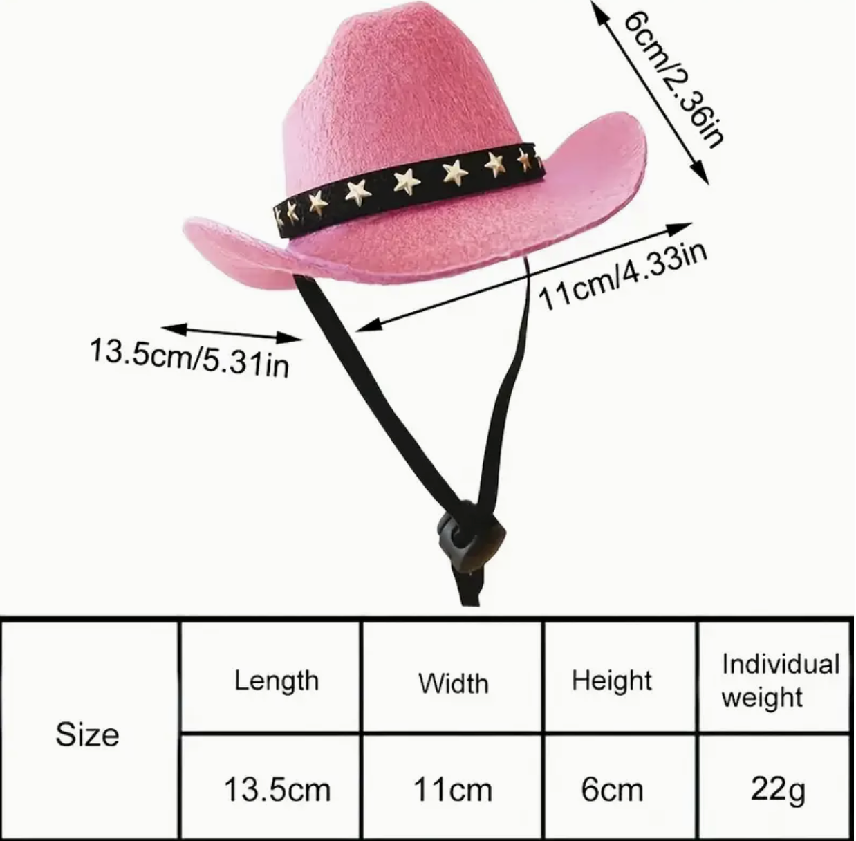 Cowboy/girl Hat with Bandana-Blue SMALL