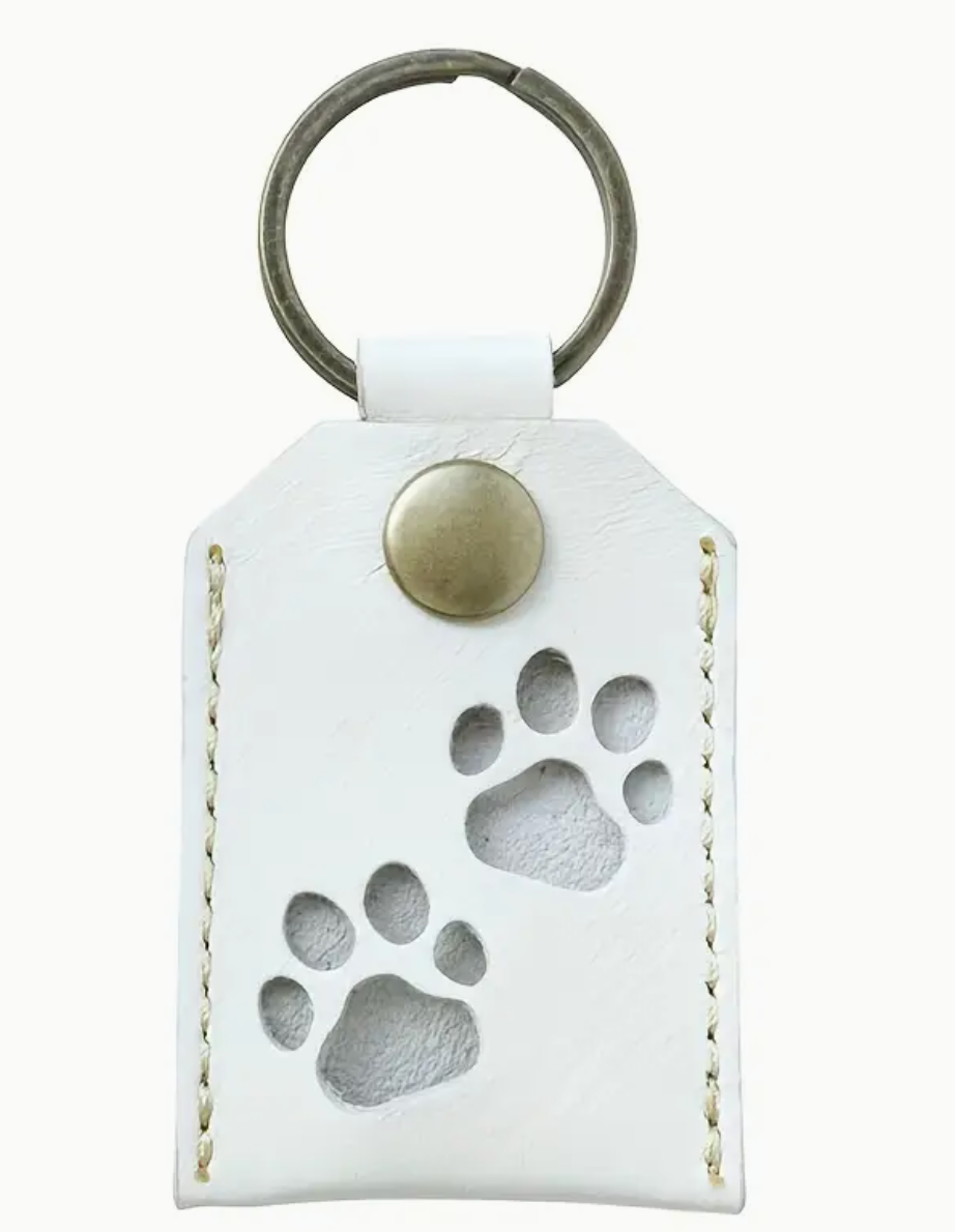 Paw Keychain or Memorial keychain