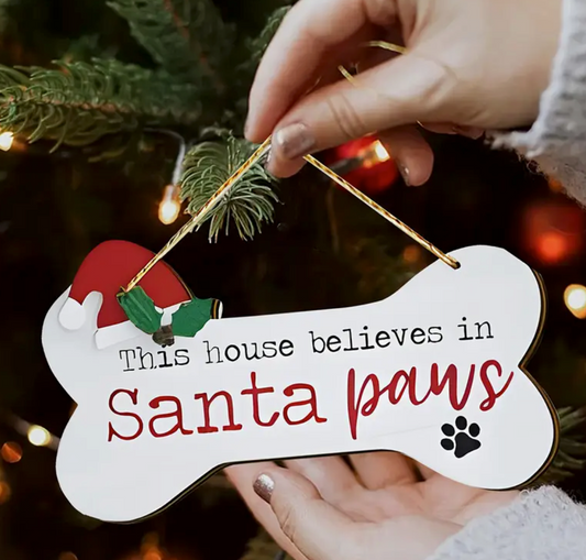 This house believes in Santa Paws