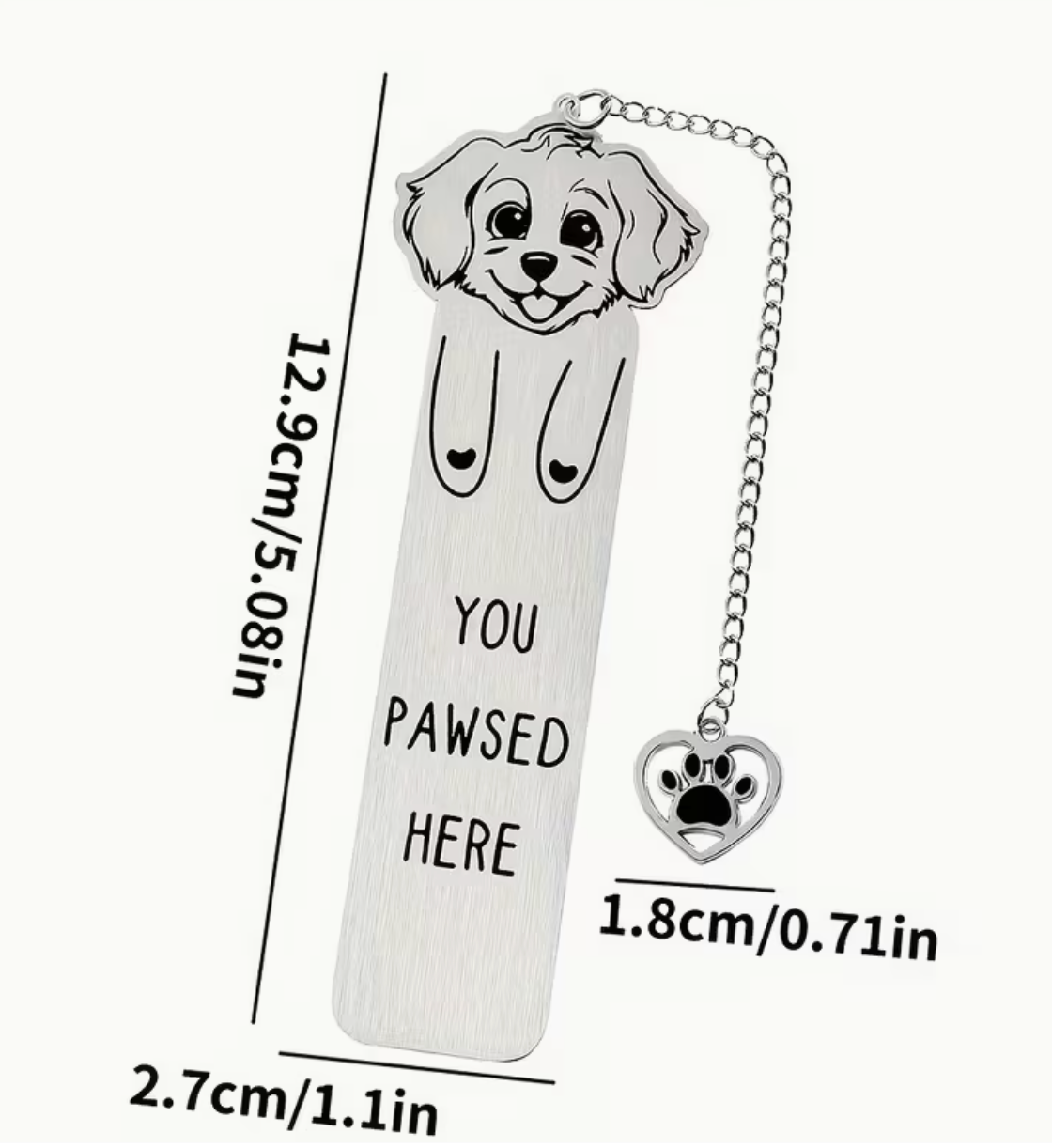 You pawsed here Dog bookmark