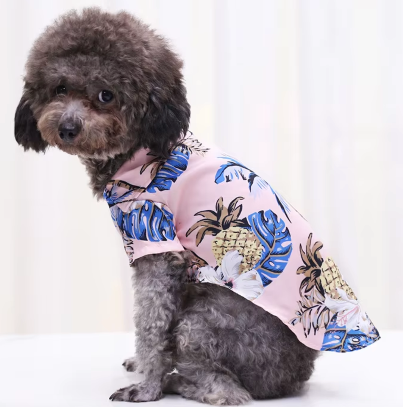 Hawaiian Beach Style Dog T-Shirts