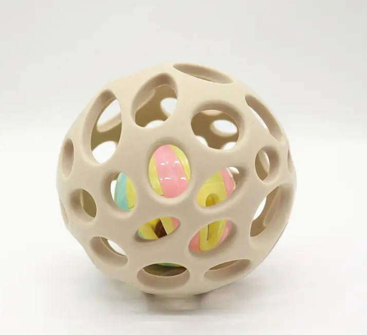 Silicone Pet Toy with Bells