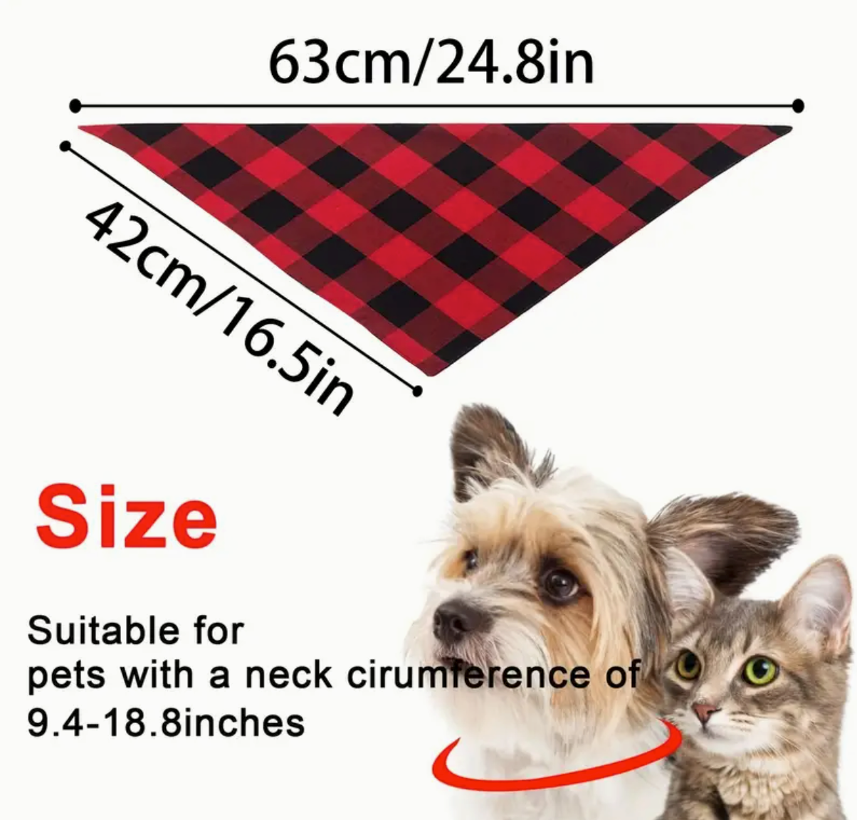 Plaid bandana
