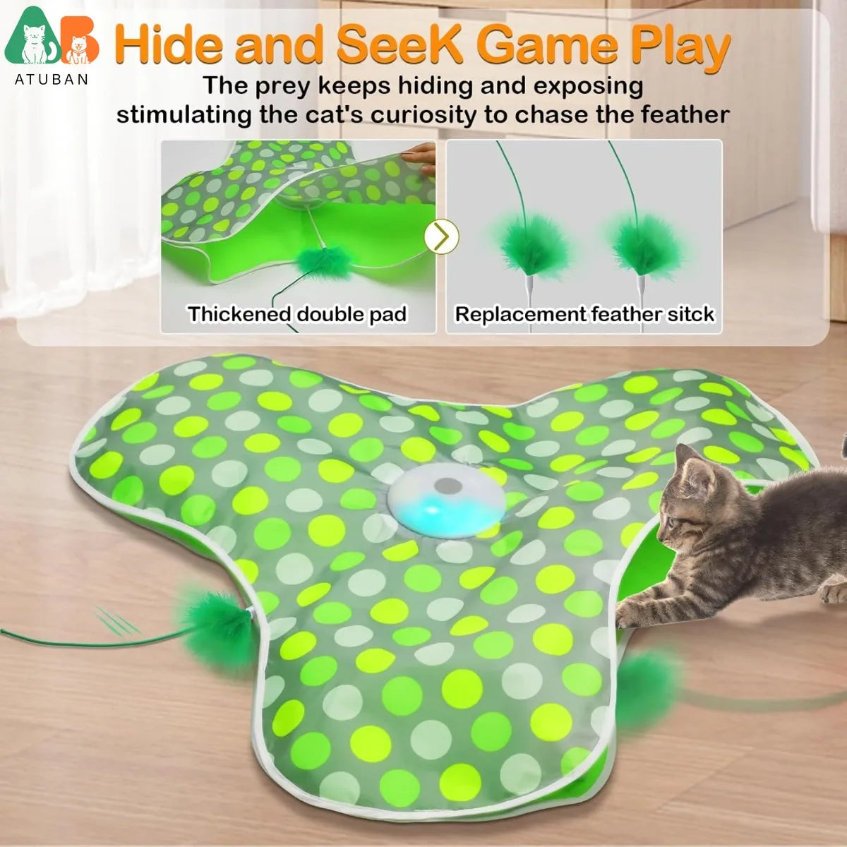 Interactive Cat Clover
