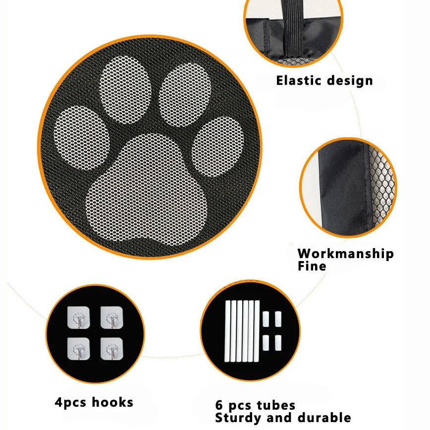 Dog gate without making holes